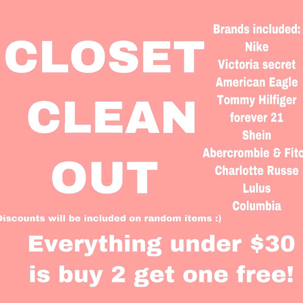 Closet clean out!!:)